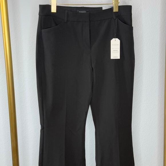 NWT Express Editor High Waisted Flare Trouser 10 Short - Picture 6 of 10